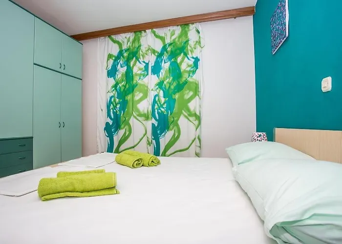 Apartamento In With Seaview, Balcony, Air Condition, Wifi Njivice